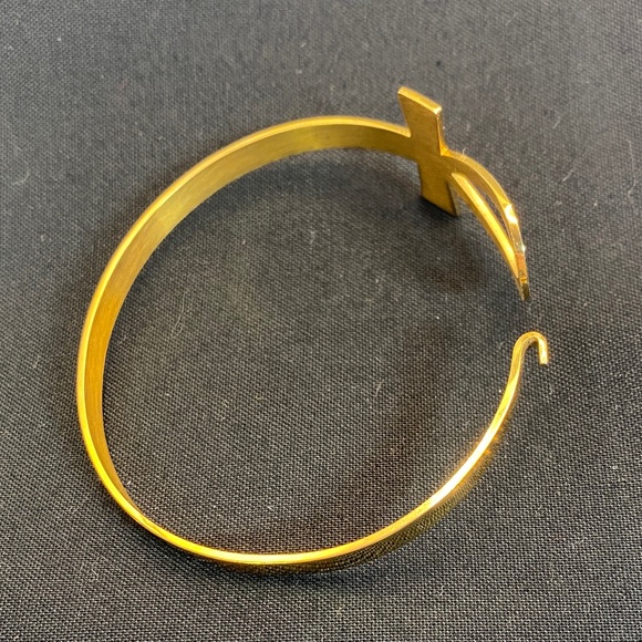 Egyptian Ankh Key Of Life Gold Tone Bracelet - Picture 2 of 10